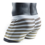 Inverse Stripe Boxer Brief (Small)