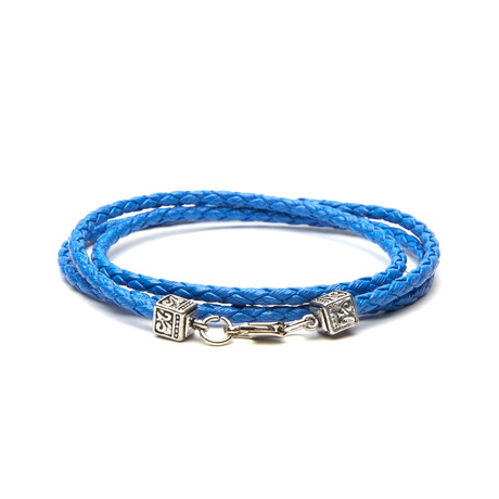 Braided Bracelet // Blue