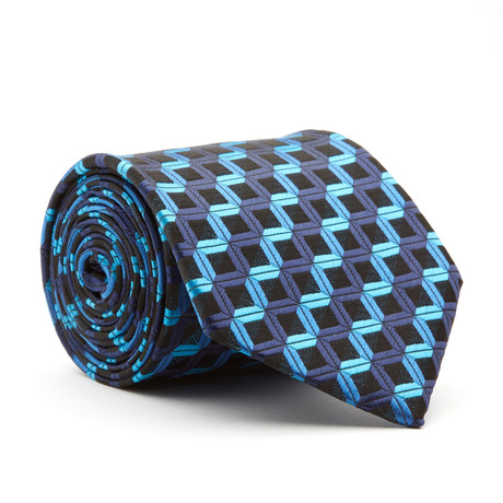 Handmade Tie // Navy + Teal