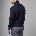 Valentino // Half Zip Sweater // Midnight Blue (XL)