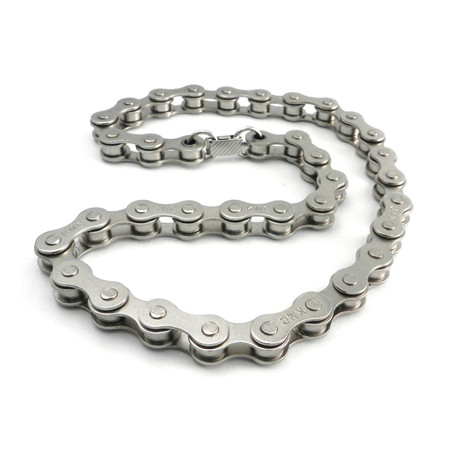 Bike Chain Choker (Silver)