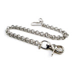 Double Ring Wallet Chain (16")