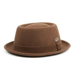 Litefelt Pork Pie Hat // Tobacco (S)