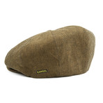 Tweed Ripley Flat Cap // Herringbone Check (S)