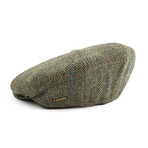 Tweed Ripley Flat Cap // Camo Herringbone (M)