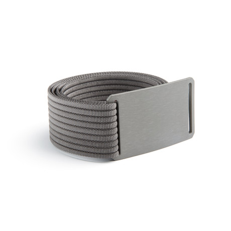 Gunmetal Buckle + Gray Belt (Size 30)