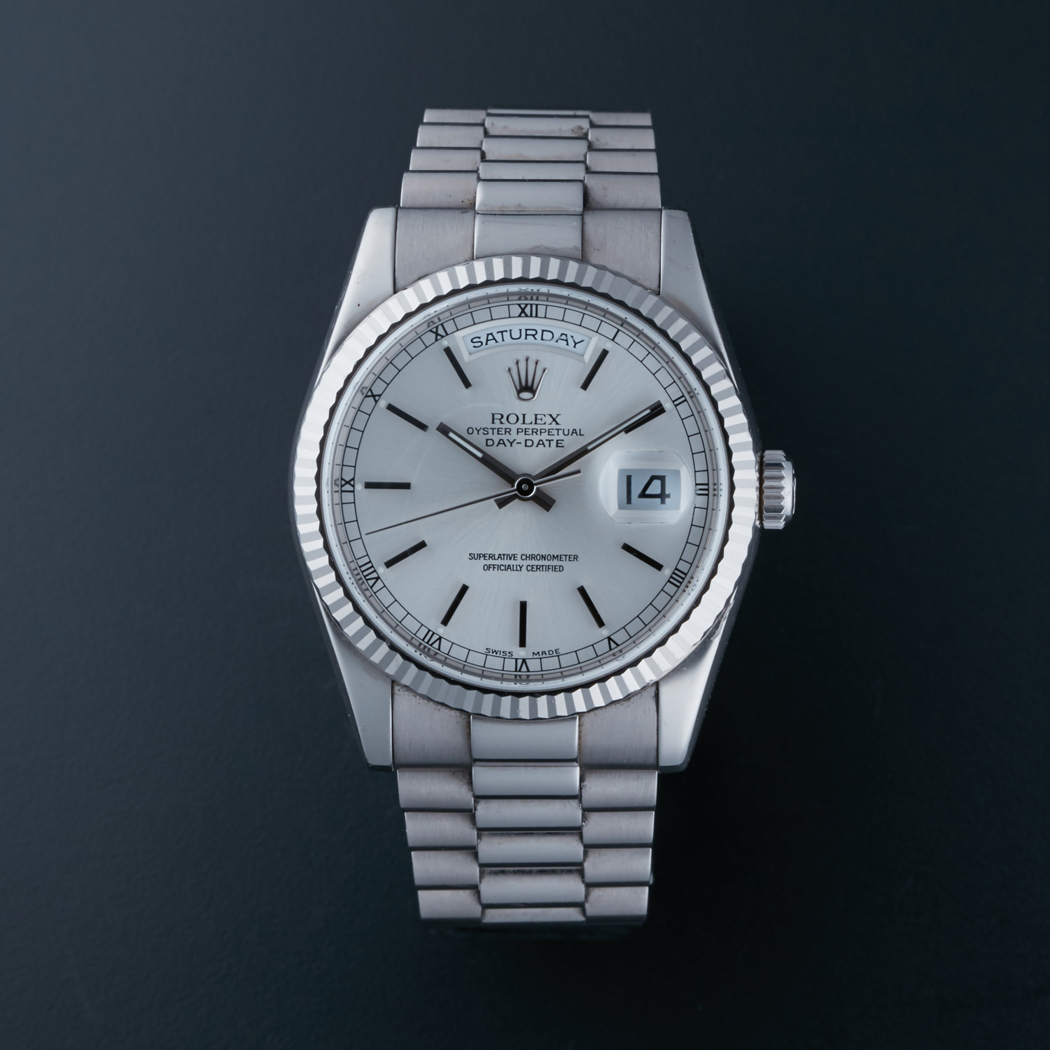 stainless steel rolex oyster perpetual day date
