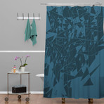 Glass BG // Shower Curtain