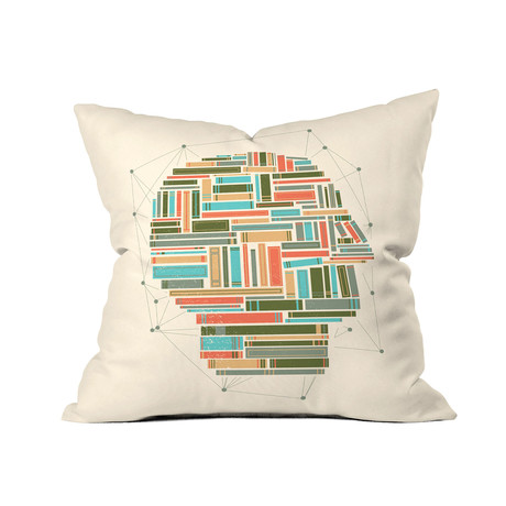 Socially Networked // Throw Pillow (18" x 18")