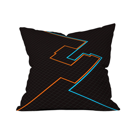 End of Line // Throw Pillow (18" x 18")