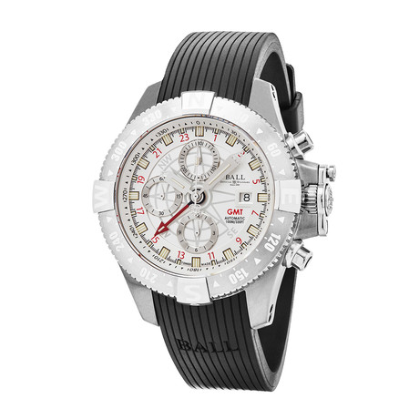 Ball Engineer Hydrocarbon Spacemaster Orbital GMT Chronograph Automatic // DC2036C-P-WH