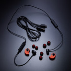 Custom Molded Wireless Earphones // Orange
