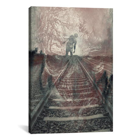 Dead On The Tracks (18"W x 26"H x 0.75"D)