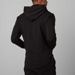 A1 Fitted Pullover // Black Fleece (L)