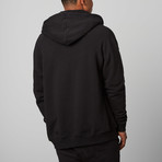 A4 Relaxed Fit Zip-Up // Black (XL)