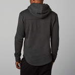 A1 Fitted Pullover // Charcoal Fleece (L)