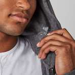 A4 Relaxed Fit Zip-Up // Charcoal (L)