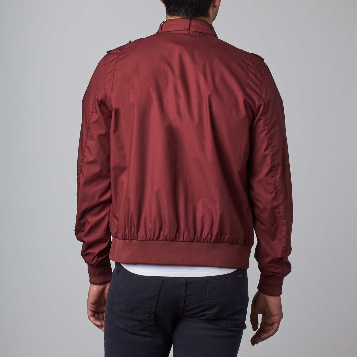 Members Only // Iconic Racer Jacket // Burgundy (S) - Members Only ...