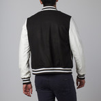 Wool Varsity Jacket // Black (S)
