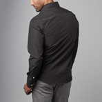 Pattern Dress Shirt  // Black (S)