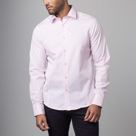 Sleek Dress Shirt // Pink (S)