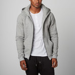 A2 Fitted Zip-up // Heather Grey (XL)