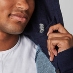 AROS // A4 Relaxed Fit Zip-Up // Indigo Blue (M)