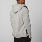 AROS // A4 Relaxed Fit Zip-Up // Heather Grey (L)
