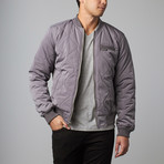 Oval Quilted Bomber // Grey (2XL)
