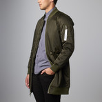 Members Only // Elongated MA-1 Bomber // Green (L)