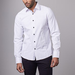 Pattern Dress Shirt // White (L)
