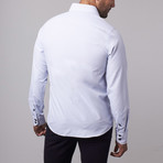 TR Premium // Dot Dress Shirt  // Blue (3XL)
