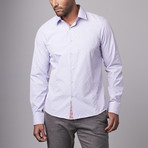 Pattern Dress Shirt // Lavender (4XL)