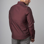 Sleek Dress Shirt // Burgundy (2XL)