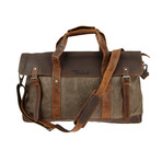 Golden Flash Hold All Bag // Brown