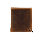 Shooting Star Biker Wallet (Brown)