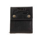 Shooting Star Biker Wallet (Brown)