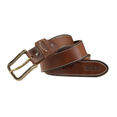Victor Roadstar Belt // Brown (Small: 30-34 Inches)