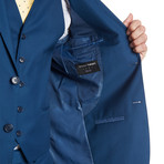 Sebastian Taheri Uomo // Torino Three-Piece Slim Fit Suit // French Blue (US: 36S)