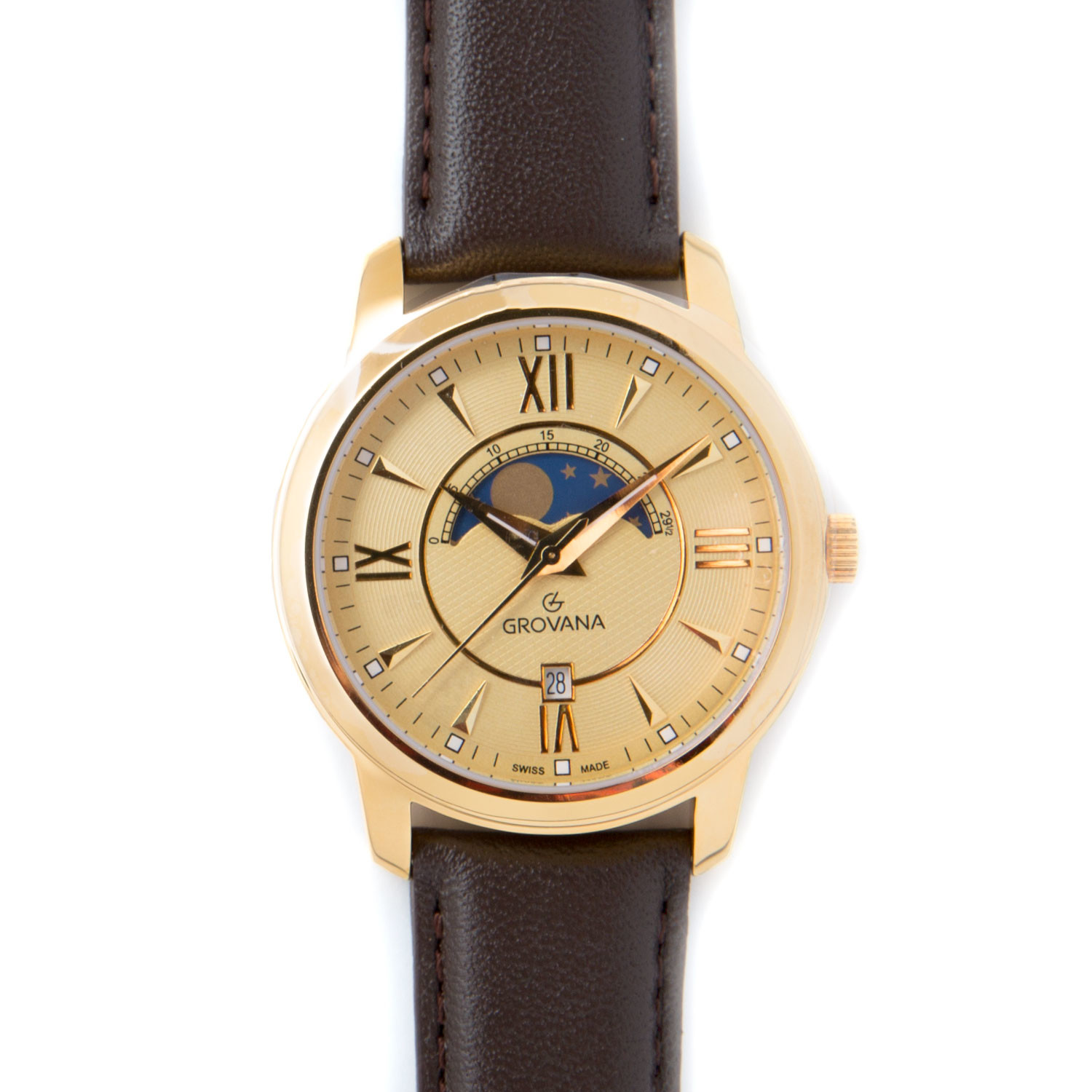 Grovana moonphase shop watch