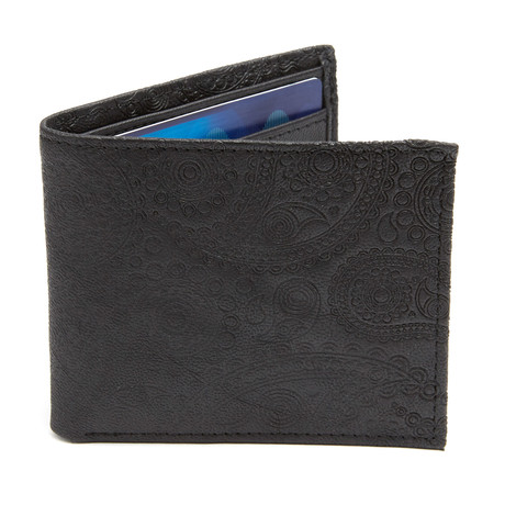 Faulkner Bi-Fold Wallet // Black