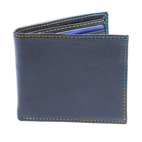 Hughes Bi-Fold Wallet // Black