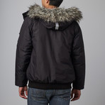 Banded Weather Resistant Technical Jacket // Black (M)