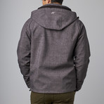 Projek Raw // Weather Resistant Hoodie // Charcoal (L)