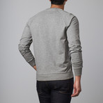 Graphic Print Sweatshirt // Grey (XL)