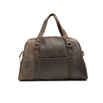 Viscount Leather Bag  // Brown