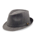 Midnight Flip Up Fedora // Gray (M)