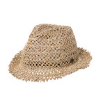Freyed A-Crown Fedora // Seagrass (L)