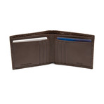 Faulkner Bi-Fold Wallet // Brown