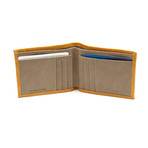 Faulkner Bi-Fold Wallet // Yellow
